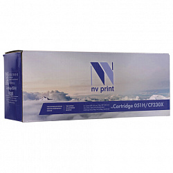 Картридж лазерный NV PRINT (NV-051H/CF230X) для Canon LBP 160/MF 260/HP LJP M203, ресурс 4100 страниц