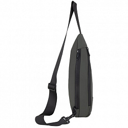 Рюкзак однолямочный HEIKKI SMOOTH (ХЕЙКИ), 2 отделения, хаки, 35x20x8 см, 273920