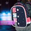 Ранец BRAUBERG KIDS START, 1 отделение, 2 кармана, "Четыре котика", 35х26х13 см, 273150