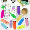 Набор текстовыделителей мини 12 ЦВЕТОВ BRAUBERG KIDS "CUTE CATS", линия 1-5 мм, 152437