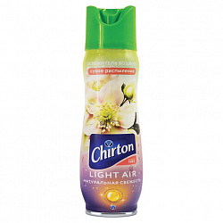 Освежитель воздуха аэрозольный 300 мл, CHIRTON (Чиртон) Light Air, "Натуральная свежесть", сухое распыление