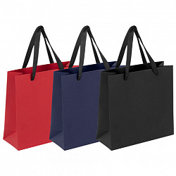 Пакет подарочный НАБОР 3 штуки 20х8х20 см, ЗОЛОТАЯ СКАЗКА "Business Kraft", крафтовая бумага, 608254