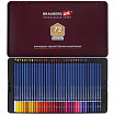 Карандаши художественные цветные акварельные, 72 цвета, 4 мм, металлический кейс, BRAUBERG ART PREMIERE, 181925