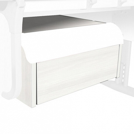 Корпус тумбы навесной для парты ДЭМИ СУТ.42, 585х435х285 мм, 1 ящик без лотка, рамух белый, ТСН.04