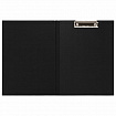 Папка-планшет STAFF "EVERYDAY", А4 (230х314 мм), с прижимом и крышкой, картон/бумвинил, РОССИЯ, черная, 229053