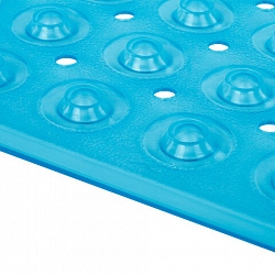 Коврик для ванны/душевой противоскользящий 54х54 см, "Полусферы", прозрачный, ПВХ, PRIMILA (ПРИМИЛА), 700369