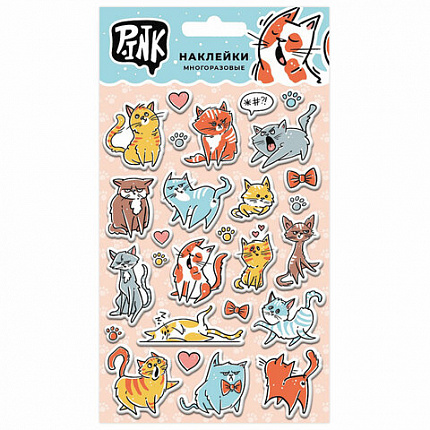 Наклейки объемные АССОРТИ, 11х20 см, PRIORITY