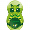Точилка с ластиком MAPED "LOOPY Mini Cute", с контейнером, корпус ассорти, 049113