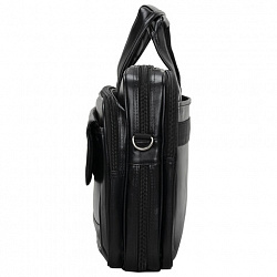 Сумка портфель BRAUBERG DANDY с отделением для ноутбука 15-16", 2 отделения, экокожа, "Quantum", 31х41х15 см, 240511