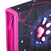 Пенал BRAUBERG, 1 отделение, 1 откидная планка, полиэстер, 21х14 см, "Pink lava", 273522