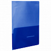 Папка-уголок 2 кармана, непрозрачная, А4, BRAUBERG "SPECIAL", синяя, 0,18 мм, 273060