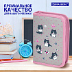 Пенал BRAUBERG, 1 отделение, полиэстер, 21х14 см, "Играющие котики", 272327