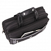 Сумка портфель BRAUBERG CARBON с отделением для ноутбука 15-16", 2 отделения, черная, 31х41х13 см, 240509
