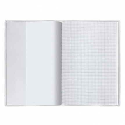 Обложка ПВХ для учебника и тетради А4, контурных карт, атласов, ПИФАГОР, прозрачная, плотная, 120 мкм, 302х440 мм, 224842