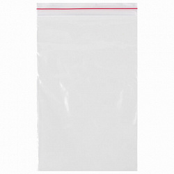 Пакеты с замком ZIP LOCK "зиплок", комплект 100 шт., 80х120 мм, ПВД, толщина 35 микрон, BRAUBERG, 606209