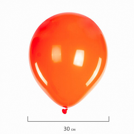 Шары воздушные ЗОЛОТАЯ СКАЗКА, 12" (30 см), КОМПЛЕКТ 50 штук, ассорти 10 цветов, пакет, 105003