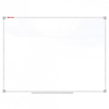 Доска магнитно-маркерная 70х50 см, ПВХ-рамка, ГАРАНТИЯ 10 ЛЕТ, РОССИЯ, BRAUBERG, 238186