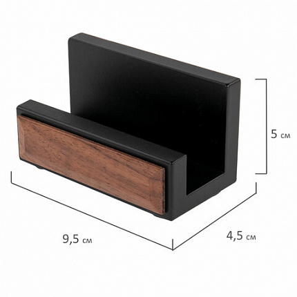 Набор настольный GALANT "Sirius" из дерева, 8 предметов, цвет "орех/чёрный", 238161