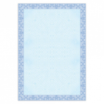 Сертификат-бумага для лазерной печати BRAUBERG, А4, 25 листов, 115 г/м2, "Голубая сеточка", 122618