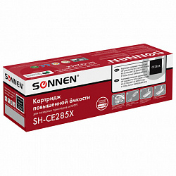 Картридж лазерный SONNEN (SH-CE285X) для HP LJP M1212nf/M1214nfh/M1217nfw/M1132 MFP/P1102/P1102w, ресурс 3000 стр., 364090