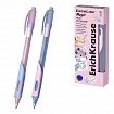 Ручка стираемая гелевая ERICH KRAUSE "ErgoLine Magic Stick&Grip Milky", СИНЯЯ, линия 0,5 мм, 65674