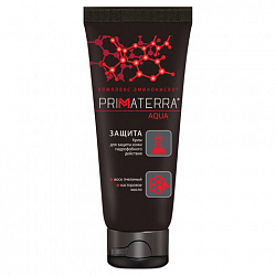 Крем защитный 100 мл, PRIMATERRA AQUA, гидрофобный для кожи, от кислотных и щелочных средств