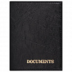 Обложка для автодокументов STAFF "Profit", экокожа, "DOCUMENTS", черная, 237181