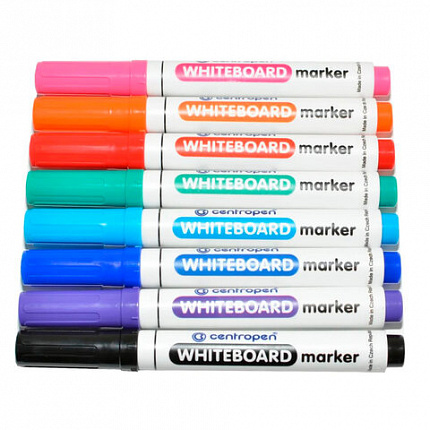 Маркер стираемый для белой доски ФИОЛЕТОВЫЙ CENTROPEN "Dry-Wipe", круглый наконечник, 2,5 мм, 8559, 585590105