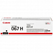 Картридж лазерный CANON (067HBK) i-SENSYS LBP631Cw/MF655Cdw и другие, черный, ресурс 3130 стр., ОРИГИНАЛЬНЫЙ, 5106C002