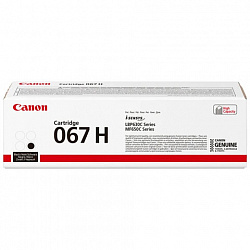 Картридж лазерный CANON (067HBK) i-SENSYS LBP631Cw/MF655Cdw и другие, черный, ресурс 3130 стр., ОРИГИНАЛЬНЫЙ, 5106C002