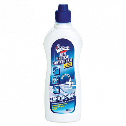 Чистящее средство 500 мл, ЗОЛУШКА "Санитарный", с антибактериальным эффектом, Ч13-0