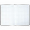 Книга учета 96 л., клетка, твердая, бумвинил, офсет, наклейка, А4 (200х290 мм), BRAUBERG, черная, 130278