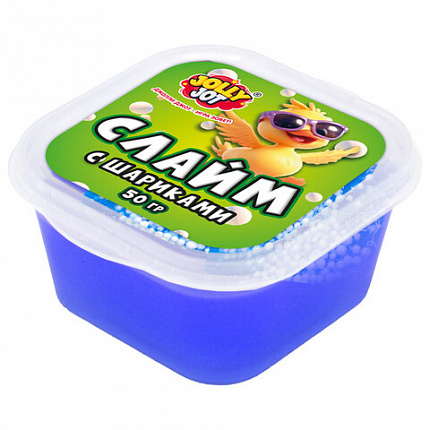 Слайм МИКС, 50 г, АССОРТИ, 8 видов, JOLLY JOT (ДЖОЛЛИ ДЖОТ), 667320