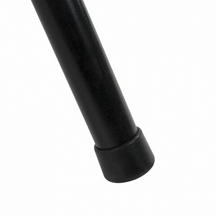 Стул складной BRABIX "Golf CF-007", черный каркас, кожзам черный, гофрокороб, 533024