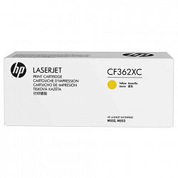 Картридж лазерный HP (CF362X) LaserJet Pro M552/M553, №508X, желтый, оригинальный, ресурс 9500 страниц