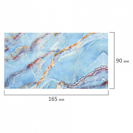 Планинг-еженедельник недатированный (165х90 мм) STAFF, твердая обложка, УФ-ЛАК, 64 л., "Marble", 113516