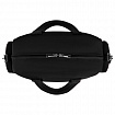 Сумка дорожная HEIKKI HANDY (ХЕЙКИ), карман на молнии, багажная лента, черная, 43х16х30 см, 273873