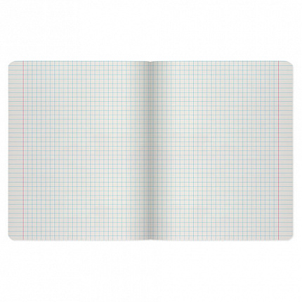 Тетрадь А5 96 л. АЛЬТ скоба, клетка, гибридный лак, "Coffe time" (5 видов), 7-96-1160