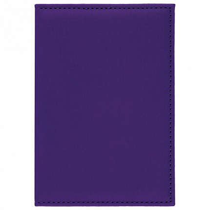 Обложка для паспорта "Passport map", экокожа soft-touch, фиолетовая, STAFF, 238762