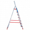 Стремянка алюминиевая 7 ШИРОКИХ СТУПЕНЕЙ 13 см, площадка 1,5 м, нагрузка 225 кг, вес 8 кг, НОВАЯ ВЫСОТА, 3117107, 5110107/3117107