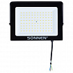 Прожектор светодиодный 100 Вт, 6500 К, 8000 Лм, 100 м2, IP65, 250x178x27 мм, черный, SONNEN, 238415