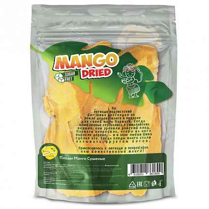 Манго сушеное без сахара SUN AND LIFE, 500 г, 4610051861800