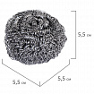 Губка (мочалка) металлическая спиральная 15 г, для посуды, гриля, плиты, LAIMA (ЛАЙМА), 700061