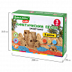 Песок для лепки кинетический, 3 цвета, 3 кг, коробка-песочница, BRAUBERG KIDS, 666009