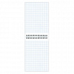 Блокнот МАЛЫЙ ФОРМАТ А6 108х146 мм, 48 л., гребень, картон, клетка, ОФИСМАГ, синий, 129870