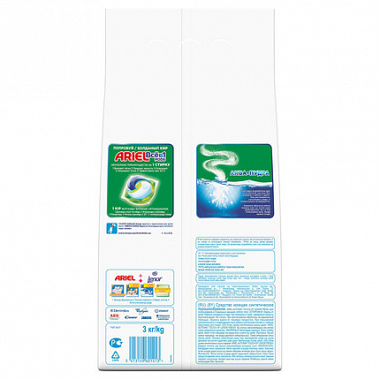 Стиральный порошок-автомат 3 кг, ARIEL (Ариэль) "Ленор Эффект"