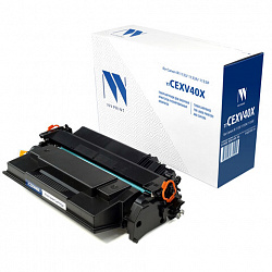 Тонер-картридж NV PRINT (NV-CEXV40X) для CANON iR1133/ iR1133A/ iR1133IF, ресурс 6000 страниц