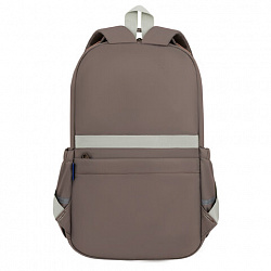 Рюкзак BRAUBERG STYLE, 2 отделения, 4 кармана, "Клетка", коричневый, 40х26х15 см, 274412