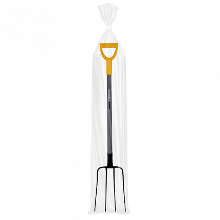 Вилы садовые стальные 22х30 см, ОБЩАЯ ДЛИНА 120 см, черенок сталь, V-ручка, RABBITEX (РАББИТЕКС) "STRONG METAL", 700490
