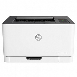 Принтер лазерный ЦВЕТНОЙ HP Color Laser 150nw А4, 18 стр./мин, 20000 стр./мес., Wi-Fi, сетевая карта, 4ZB95A